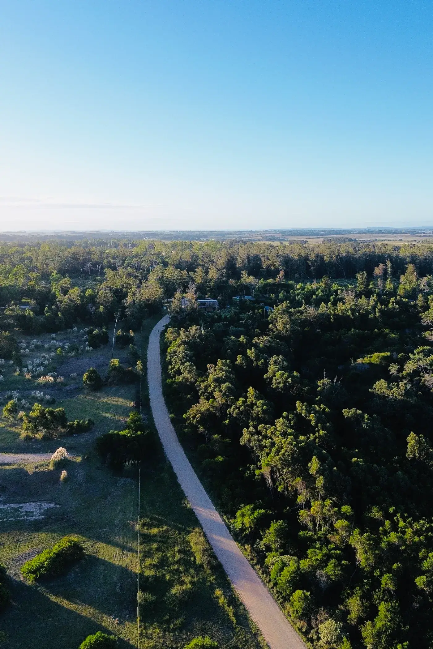 Paisaje costero en balneario Eden Rock, este uruguayo